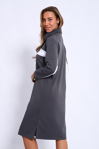 М415 Платье спортивное (темно-серый)