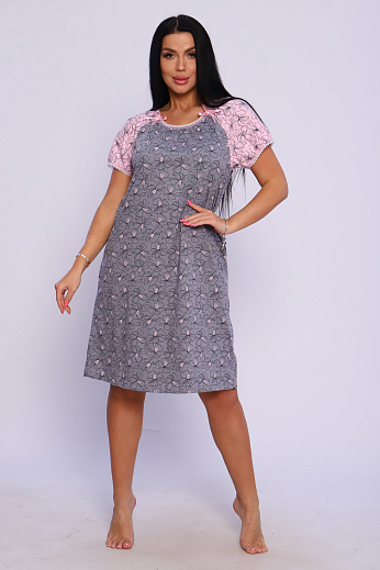 М296 сорочка «Карина»(серый новый)