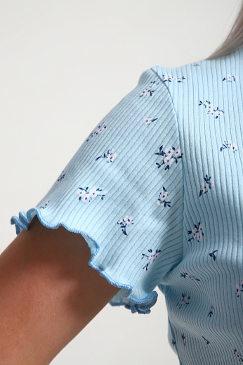 м445 Пижама «Шалунья» (новый голубой)