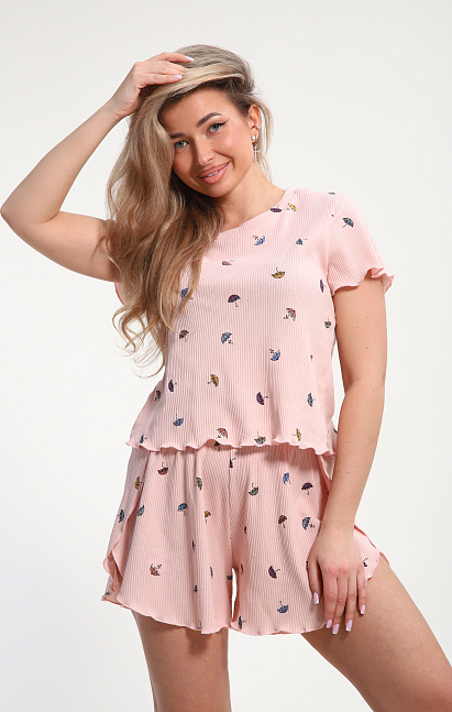 м445 Пижама «Шалунья» (бежевый)