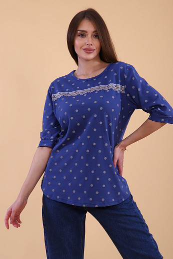 М233 Туника "Кристи" (индиго)