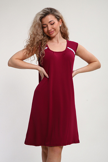 м465 сорочка "Елена" (бордо)